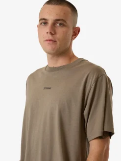 Fashion Thrills Minimal Merch Fit Tee - Brindle
