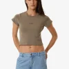 Online Thrills Minimal Mini Tee - Brindle
