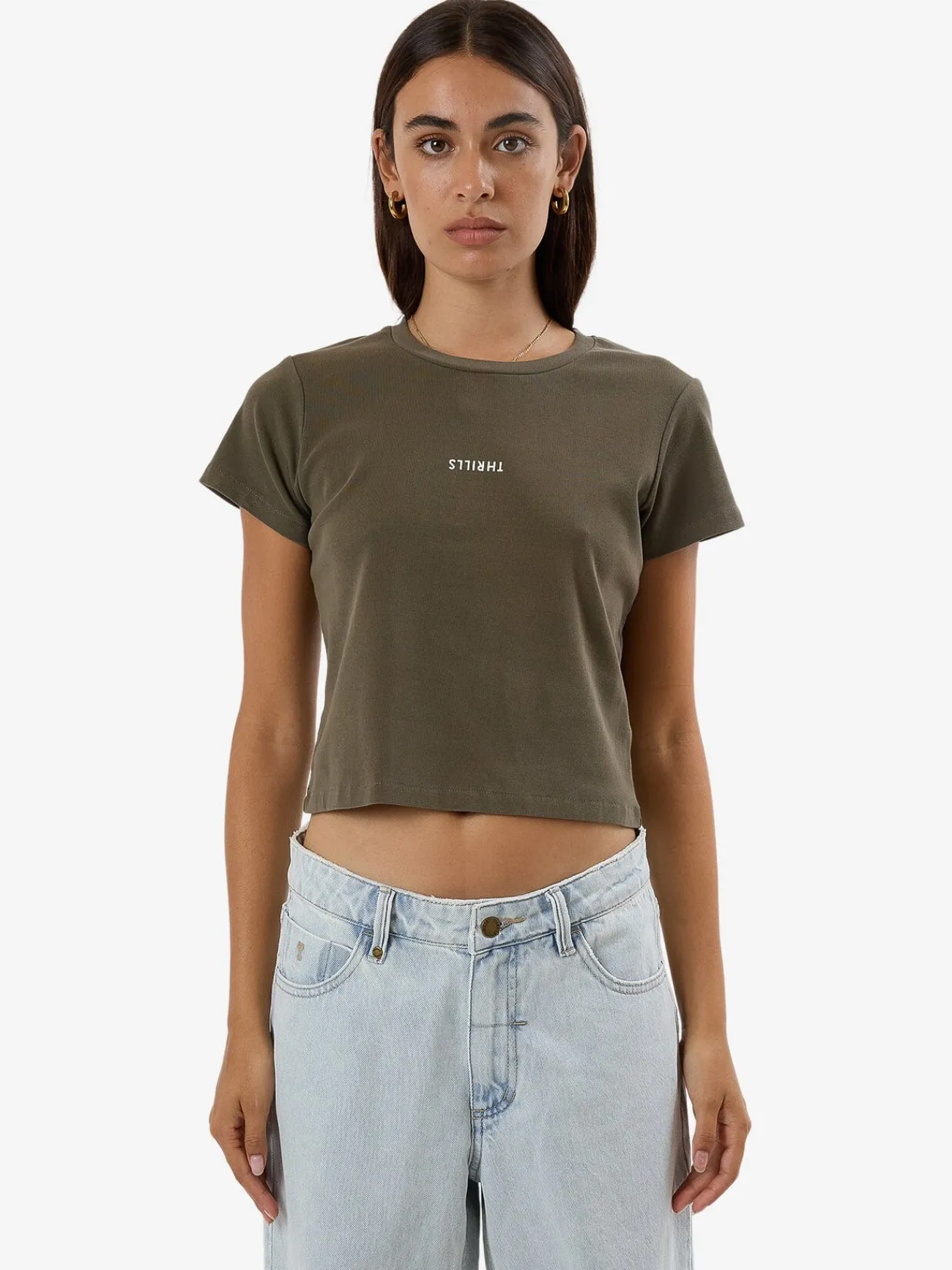 Sale Thrills Minimal Mini Tee - Tarmac