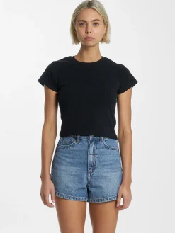 Best Thrills Minimal Mini Tee - Black