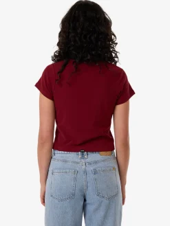 Online Thrills Minimal Mini Tee - Cabernet