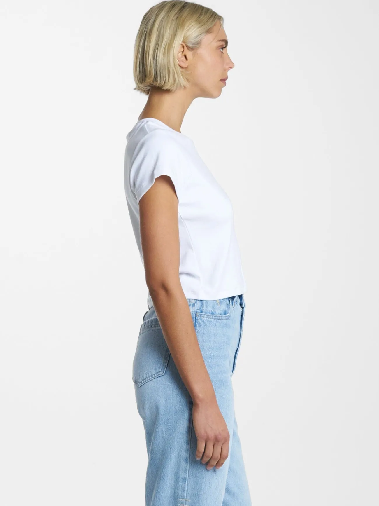 Fashion Thrills Minimal Mini Tee - White