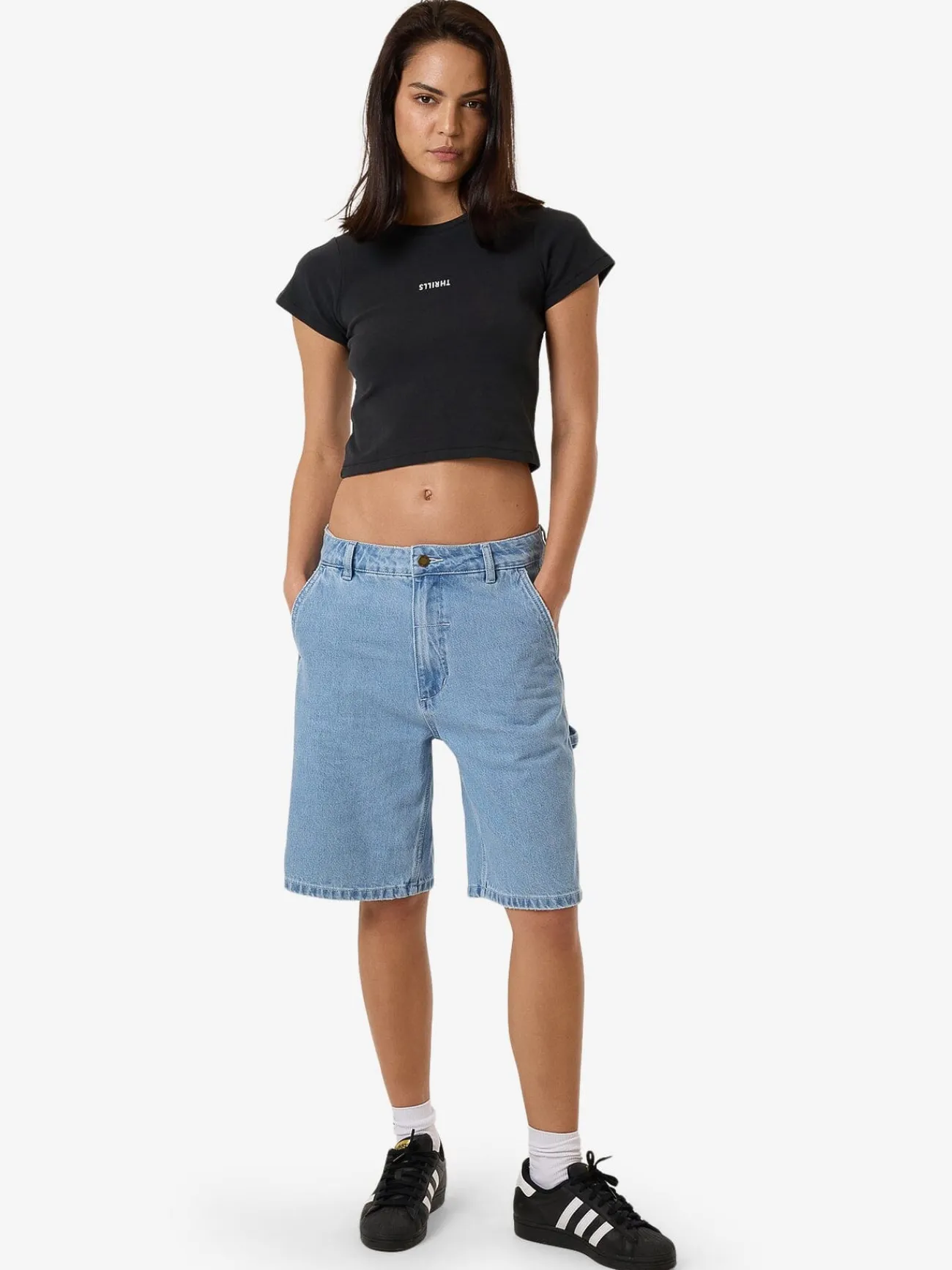 Outlet Thrills Minimal Mini Tee - Faded Black FadedBlack