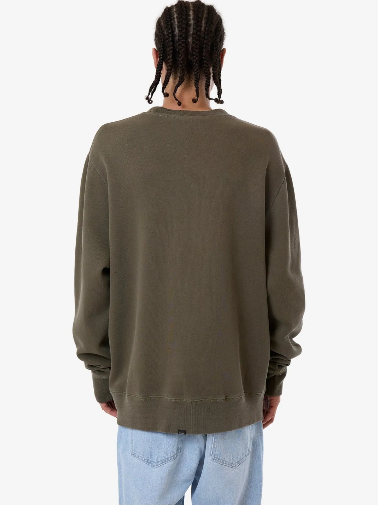 Sale Thrills Minimal Oversize Crew - Tarmac