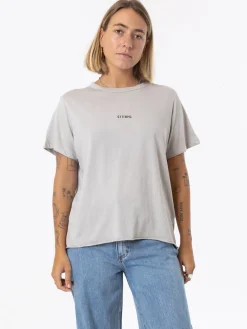 Discount Thrills Minimal Relaxed Tee - Oyster Grey OysterGrey