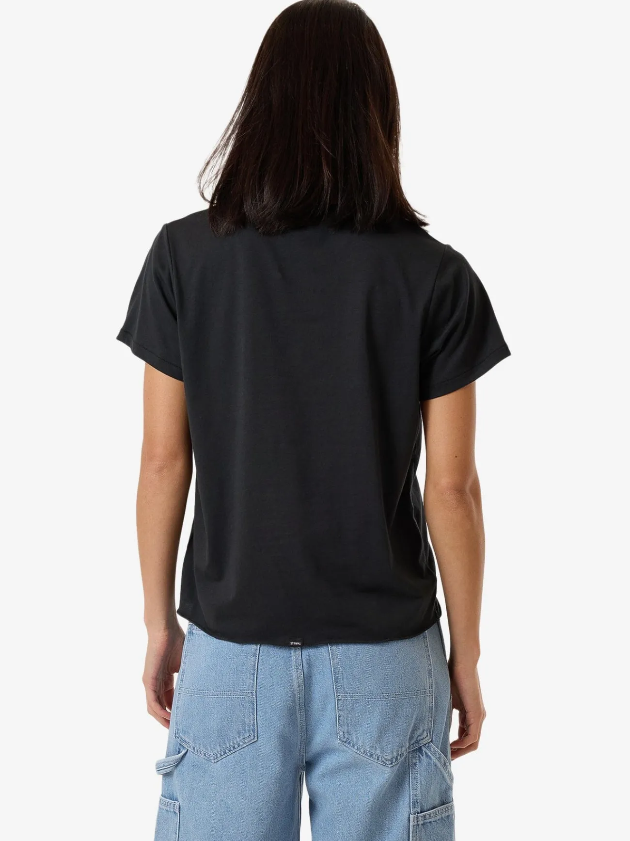 Discount Thrills Minimal Relaxed Tee - Faded Black FadedBlack