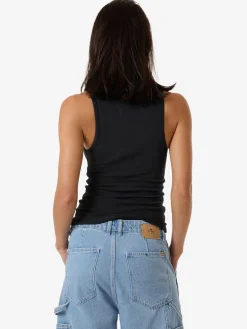 Outlet Thrills Minimal Scoop Tank - Faded Black FadedBlack
