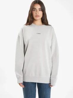 New Thrills Minimal Slouch Crew - Oyster Grey OysterGrey