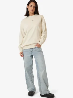 Best Thrills Minimal Slouch Crew - Heritage White HeritageWhite