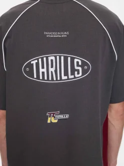 New Thrills Motion Box Fit Oversize Tee - Merch Black MerchBlack