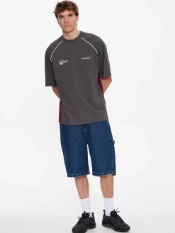 New Thrills Motion Box Fit Oversize Tee - Merch Black MerchBlack