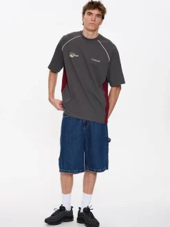 New Thrills Motion Box Fit Oversize Tee - Merch Black MerchBlack