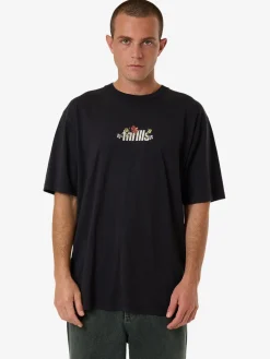 Clearance Thrills Natural Oversize Fit Tee - Twilight Black TwilightBlack