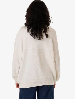 Hot Thrills Navigate Knit Pullover - Chalk