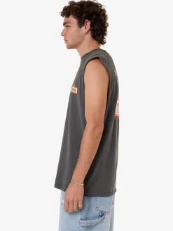 Discount Thrills Never Stop Merch Fit Muscle Tee - Merch Black MerchBlack