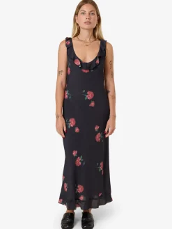Sale Thrills No Promises Juliette Midi Dress - Black