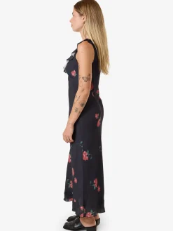 Sale Thrills No Promises Juliette Midi Dress - Black