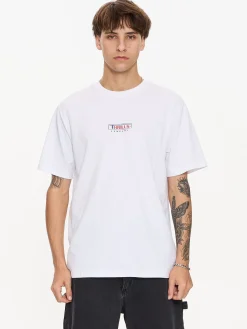 Online Thrills Not Permitted Merch Fit Tee - White