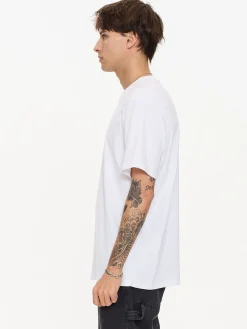 Online Thrills Not Permitted Merch Fit Tee - White