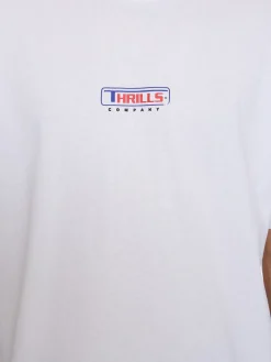 Online Thrills Not Permitted Merch Fit Tee - White