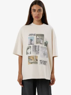 Sale Thrills One Way Or Another Oversized Tee - Heritage White HeritageWhite