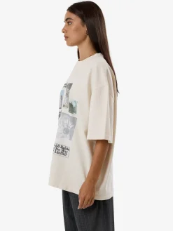 Sale Thrills One Way Or Another Oversized Tee - Heritage White HeritageWhite