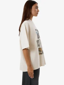 Sale Thrills One Way Or Another Oversized Tee - Heritage White HeritageWhite