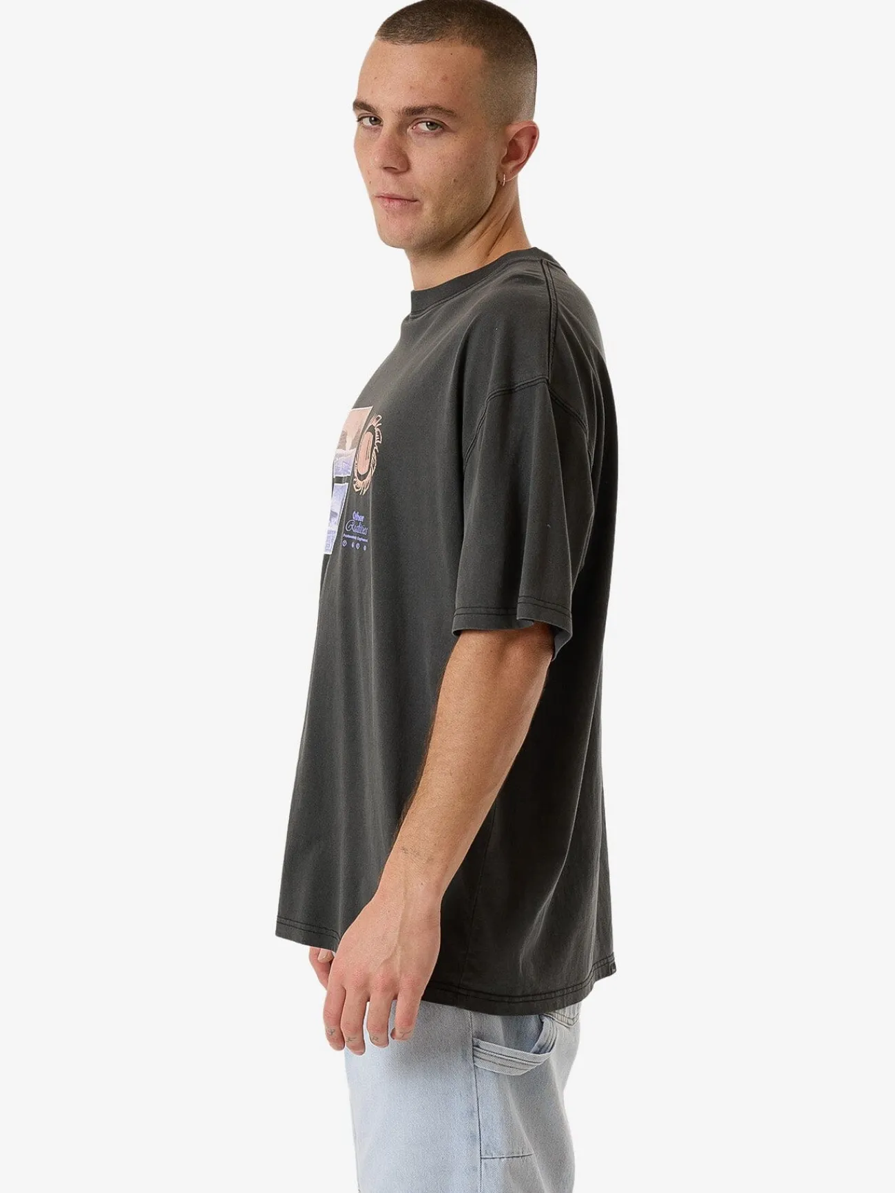 Sale Thrills Other Realities Box Fit Oversize Tee - Merch Black MerchBlack