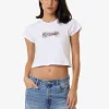 Fashion Thrills Paradise Wheels Mini Tee - White