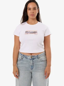 Fashion Thrills Paradise Wheels Mini Tee - White