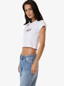 Fashion Thrills Paradise Wheels Mini Tee - White