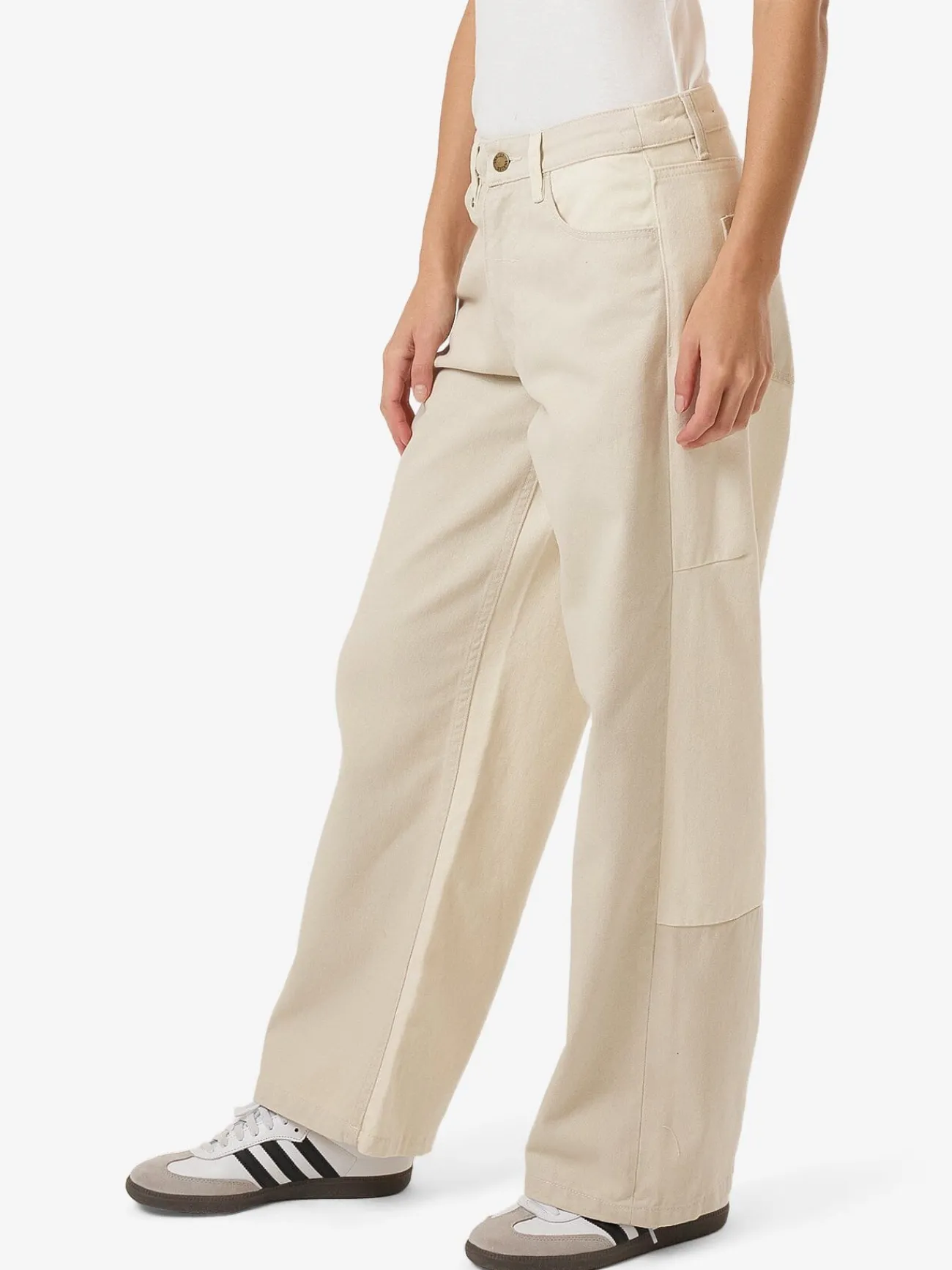 Online Thrills Pieces Billie Low Jean - Alabaster