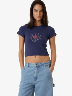 Outlet Thrills Poppy Portal Mini Tee - Estate Blue EstateBlue