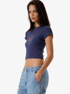 Outlet Thrills Poppy Portal Mini Tee - Estate Blue EstateBlue