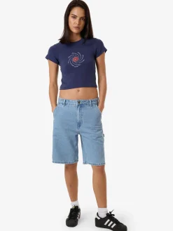 Outlet Thrills Poppy Portal Mini Tee - Estate Blue EstateBlue