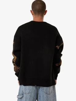 Discount Thrills Power Trip Crew Knit - Black
