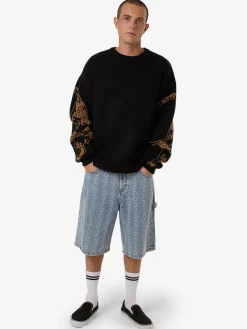 Discount Thrills Power Trip Crew Knit - Black