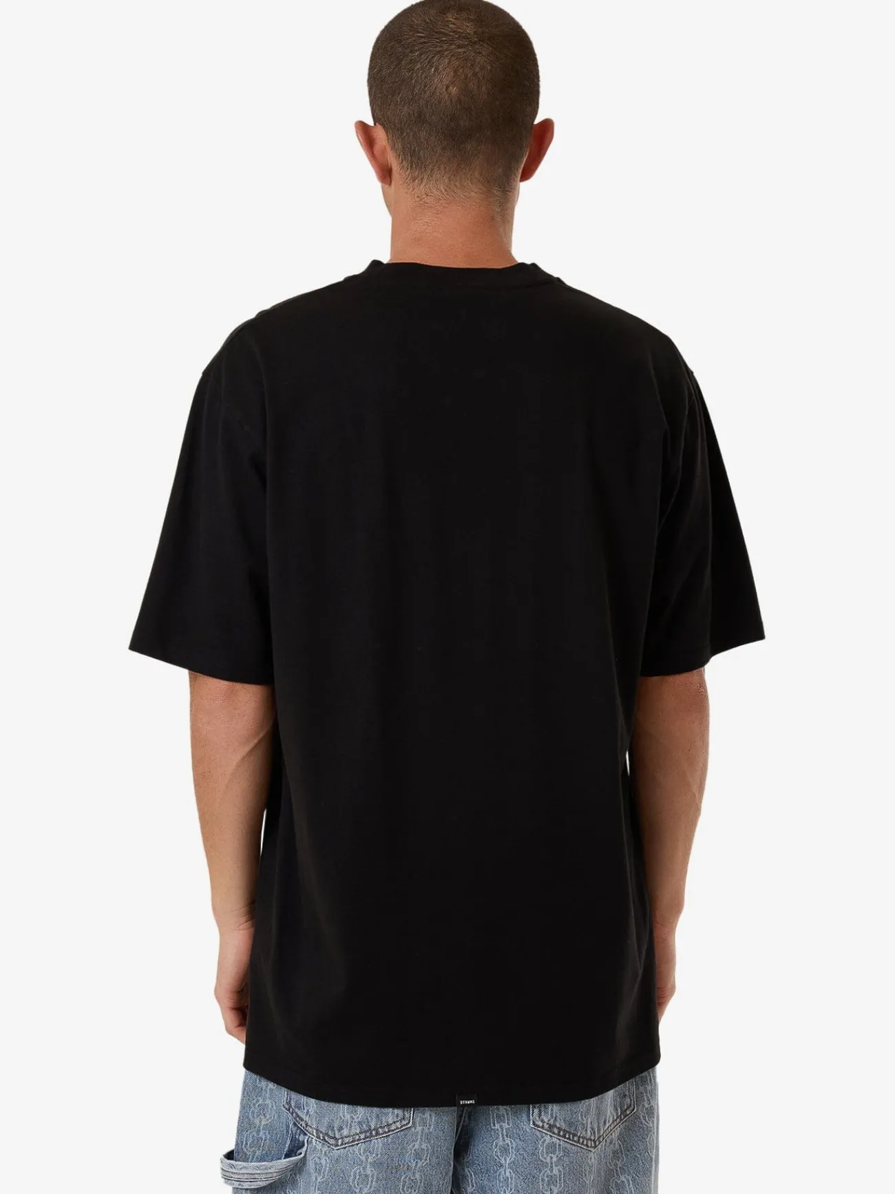 Sale Thrills Power Trip Oversize Fit Tee - Black