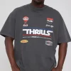 Clearance Thrills Rapid Response Box Fit Oversize Tee - Merch Black MerchBlack