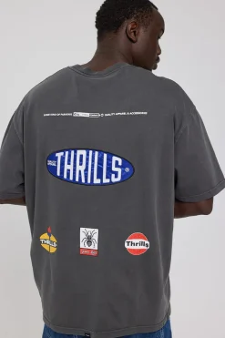 Clearance Thrills Rapid Response Box Fit Oversize Tee - Merch Black MerchBlack