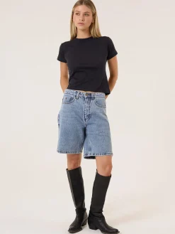 Outlet Thrills Reagan Slouch Short - Vintage Stone Blue VintageStoneBlue