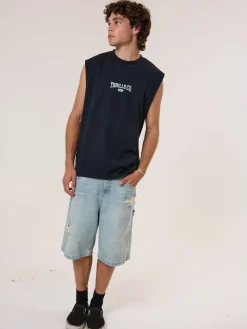 Fashion Thrills Recruit Merch Fit Muscle Tee - Washed Black WashedBlack