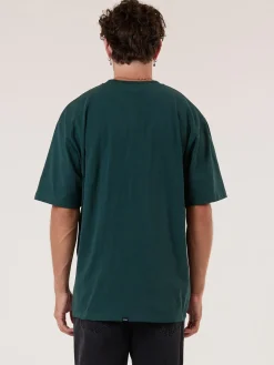 Sale Thrills Recruit Oversized Fit Tee - Forrest Green ForrestGreen
