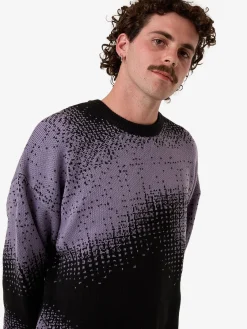 Outlet Thrills Relax Your Eyes Crew Knit - Black
