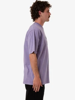 Discount Thrills Relax Your Eyes Oversize Fit Tee - Dusk