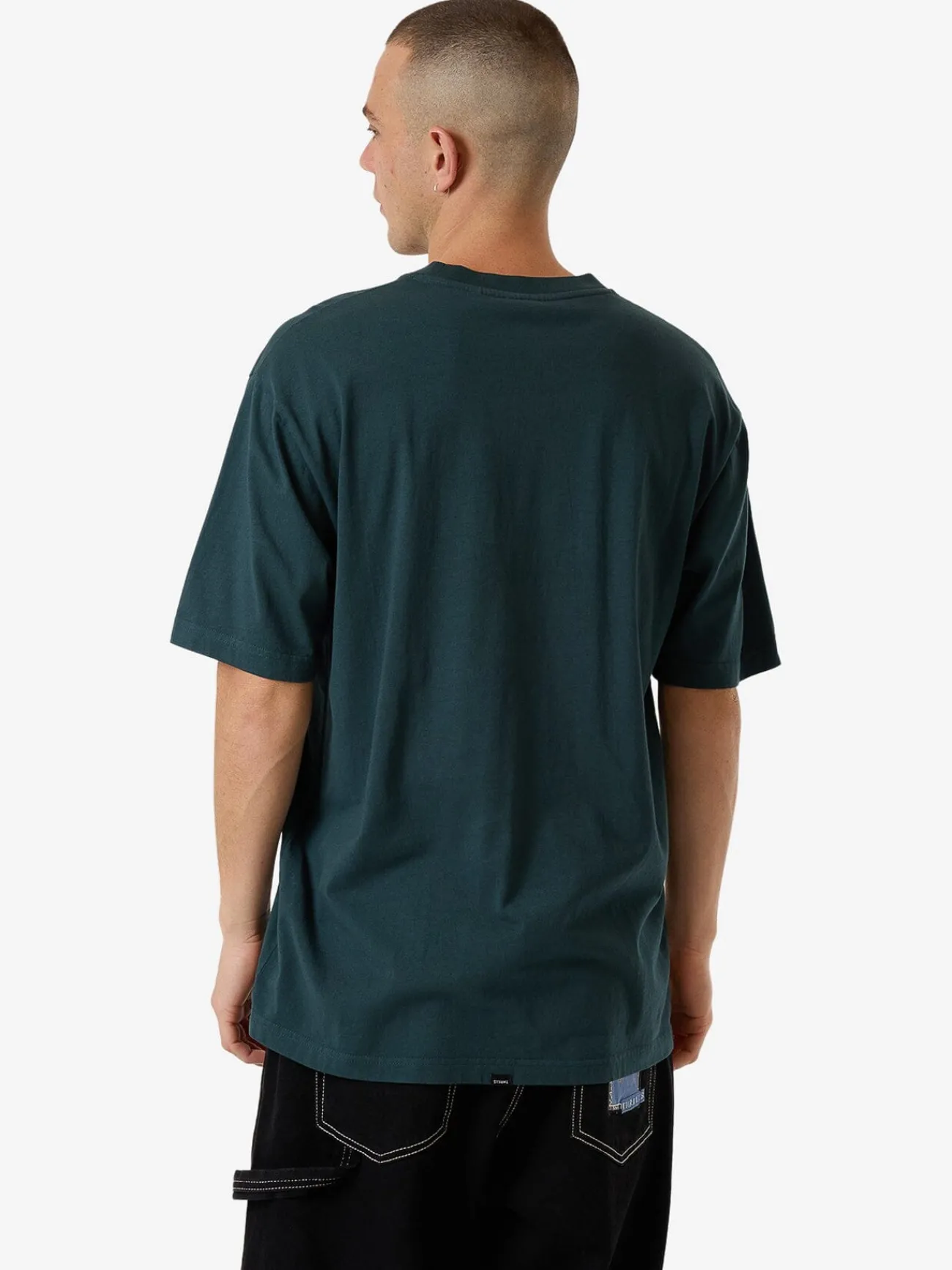Outlet Thrills Reverb Oversize Fit Tee - Jasper Green JasperGreen