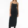 New Thrills Rib Seam Dress - Dark Jade DarkJade