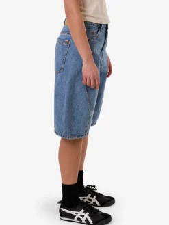 Outlet Thrills Ronnie Pieced Denim Short - Bright Mid Blue BrightMidBlue