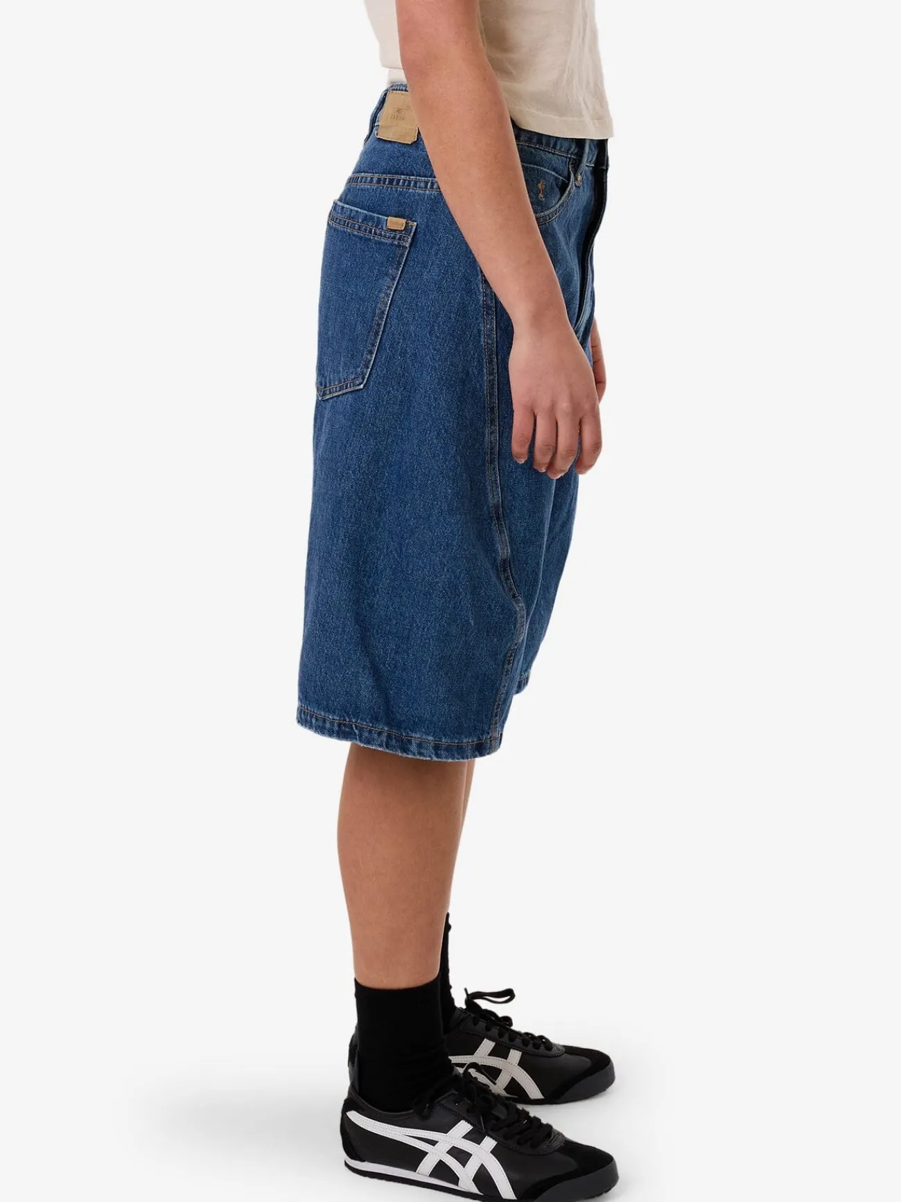 Outlet Thrills Ronnie Pieced Denim Short - Bright Mid Blue BrightMidBlue