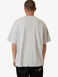 Hot Thrills Roosevelt Box Fit Oversize Tee - Snow Marle SnowMarle